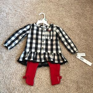 DKNY Girls Two Piece Set, size 18 months